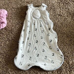 Nested bean sleep sack.